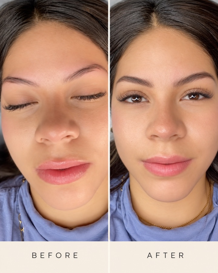Nano brows before and after 2